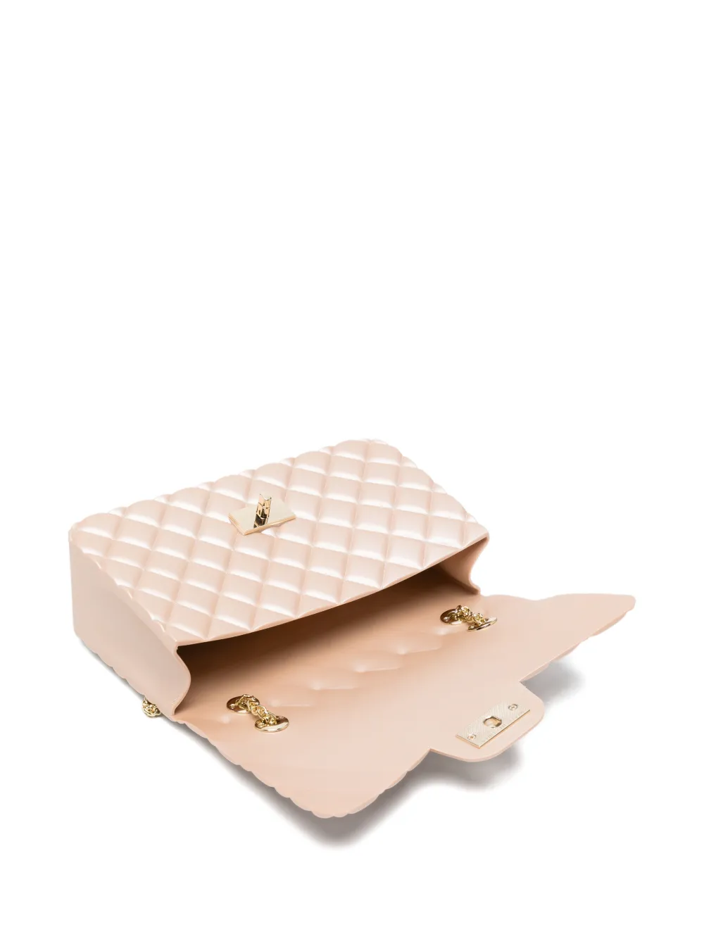 Marc Ellis Flat Falcon gewatteerde schoudertas Beige