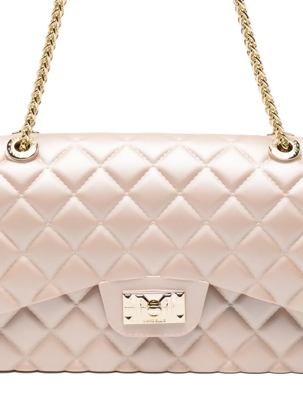 Marc Ellis Flat Falcon gewatteerde schoudertas Beige