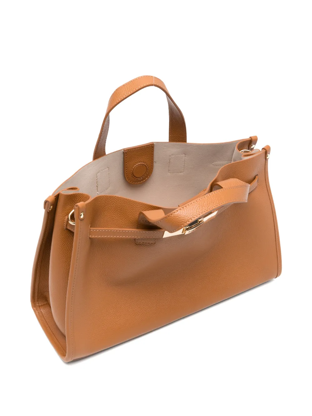 Marc Ellis Cassiope shopper met bewerkte textuur Bruin