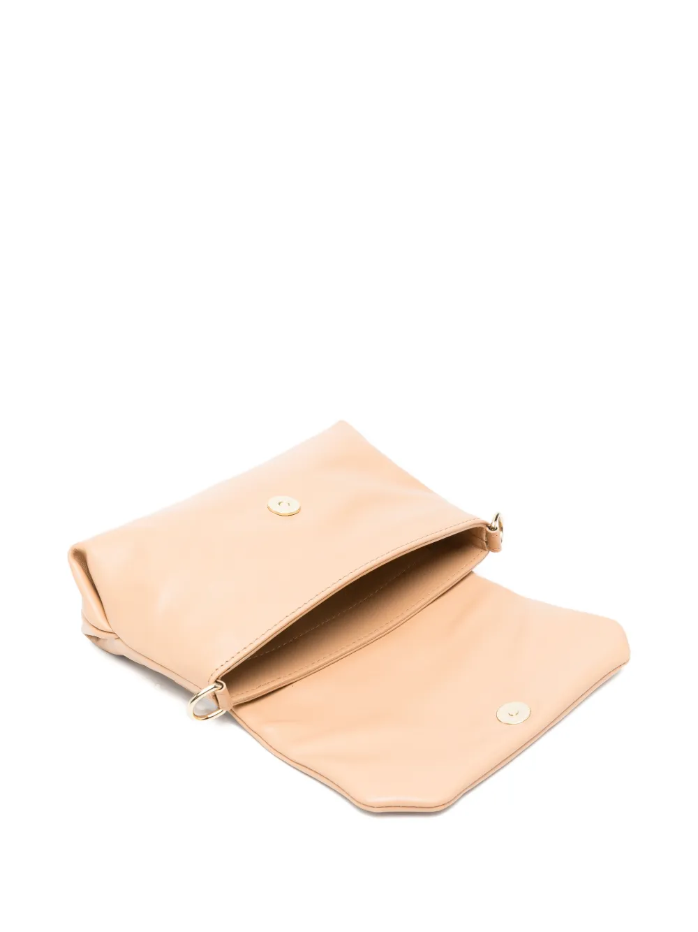Marc Ellis Elodie schoudertas met logoplakkaat Beige