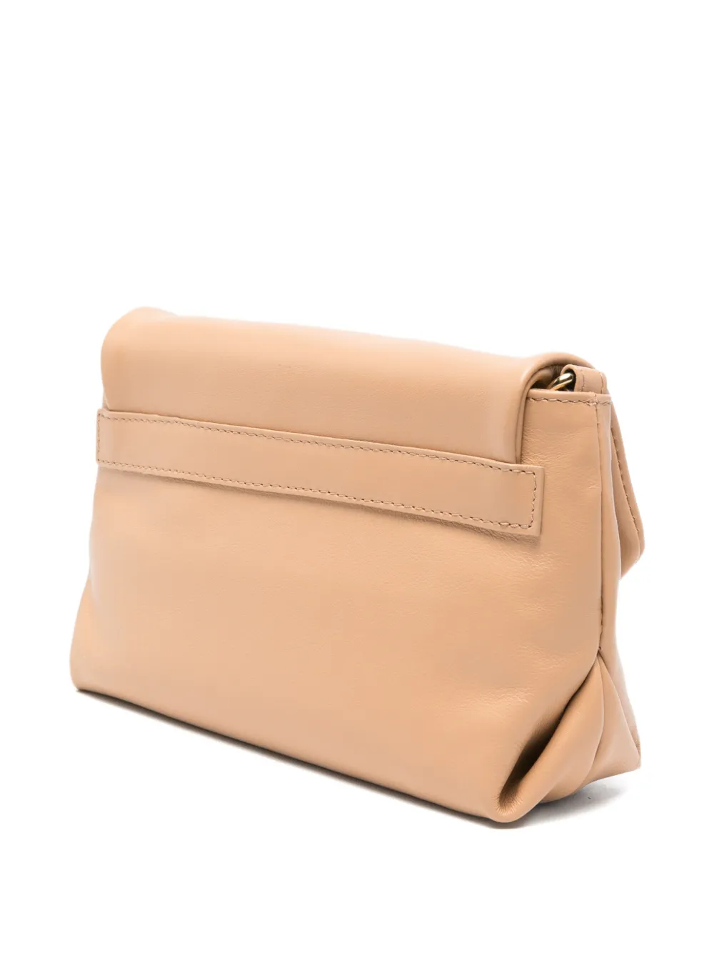 Marc Ellis Elodie schoudertas met logoplakkaat Beige