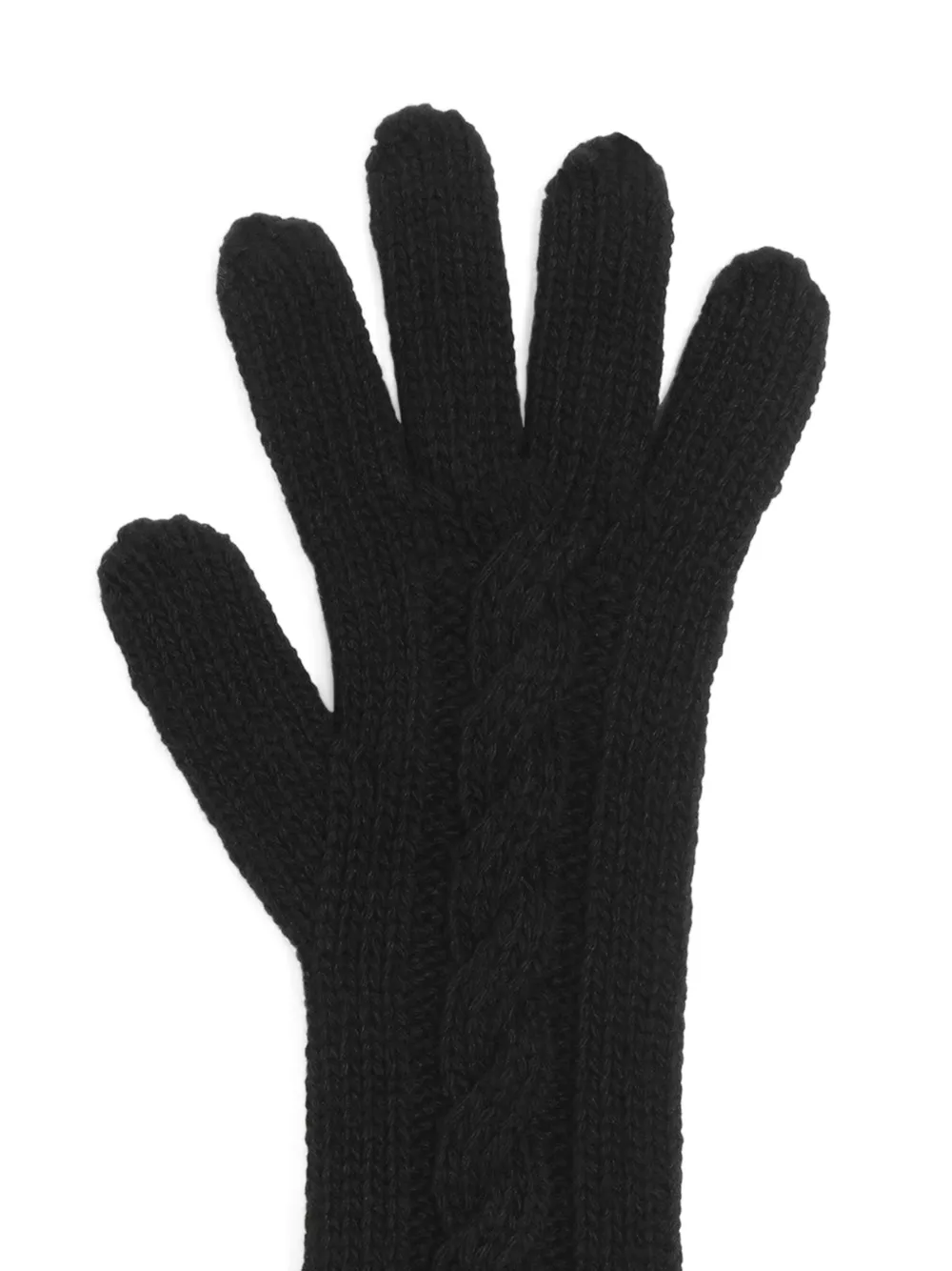 Dolce & Gabbana Gebreide handschoenen Zwart