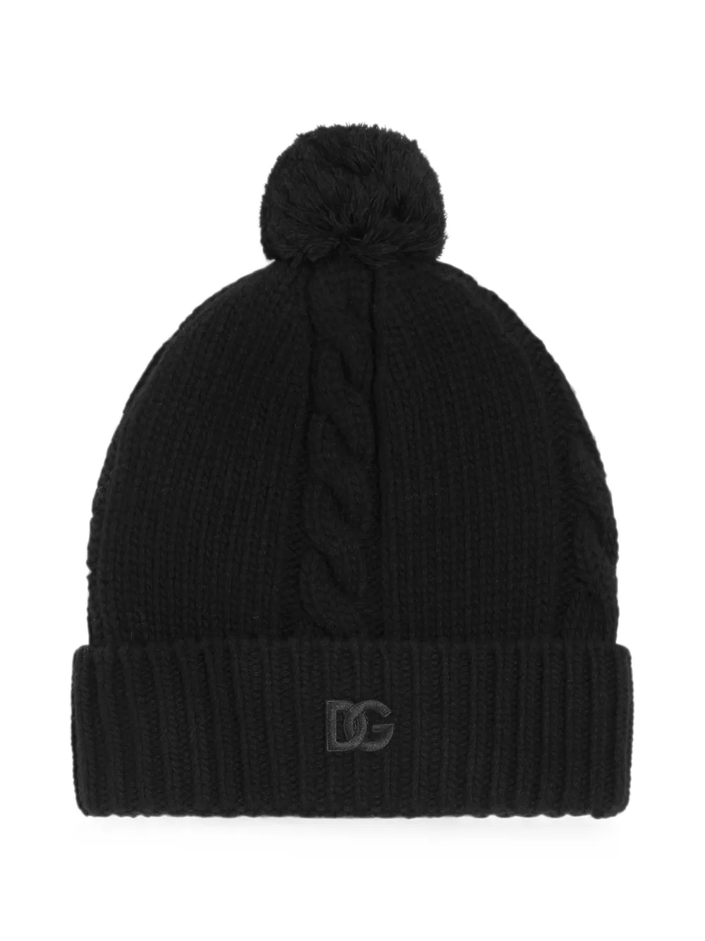 Dolce & Gabbana Gestrickte Mütze - Schwarz