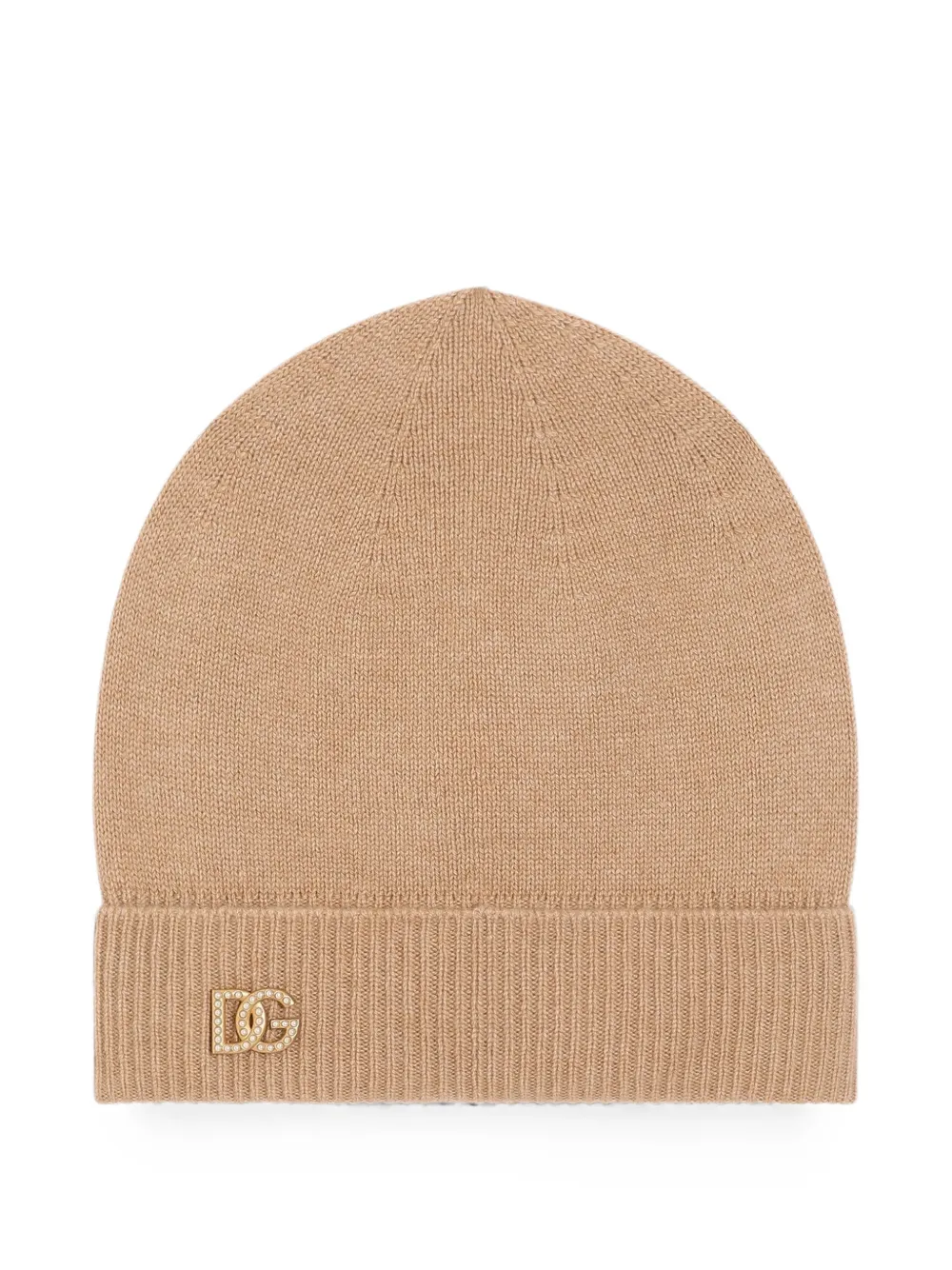 Dolce & Gabbana Knit Hat In Neutrals