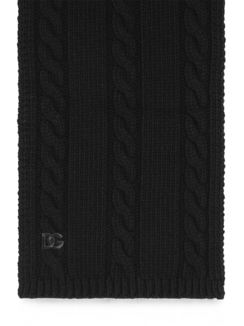 Dolce & Gabbana Gebreide sjaal Zwart