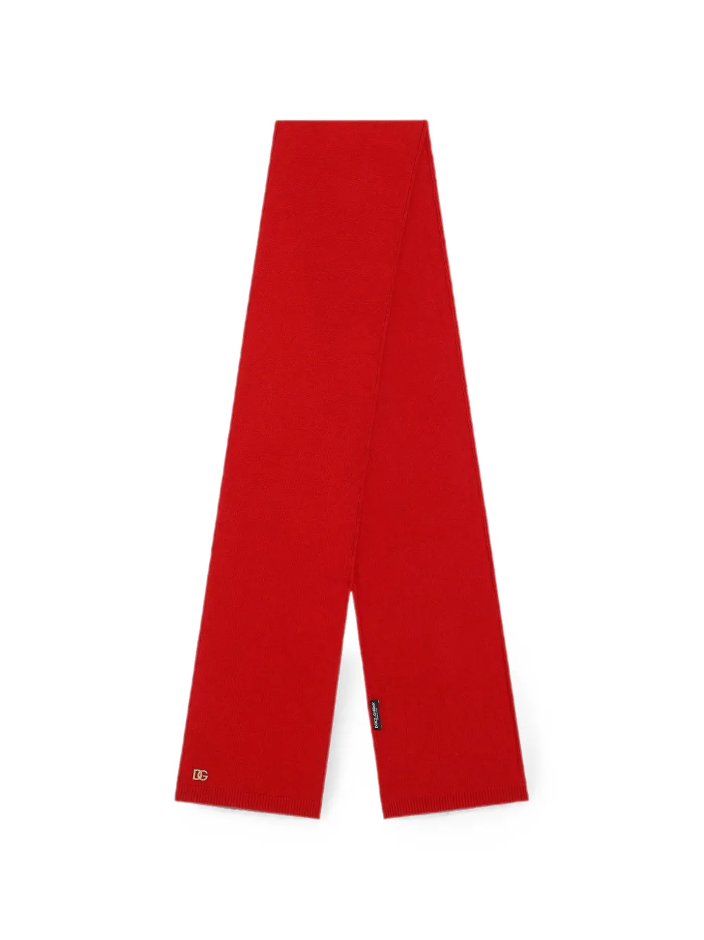 Dolce & Gabbana Sciarpa in lana vergine - Rosso