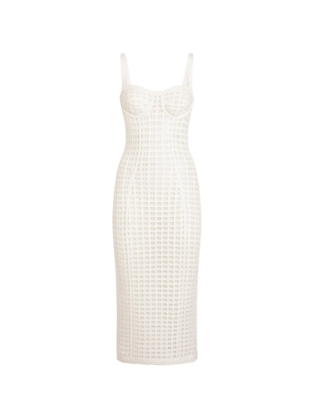 Dolce & Gabbana Abito all'uncinetto - Bianco