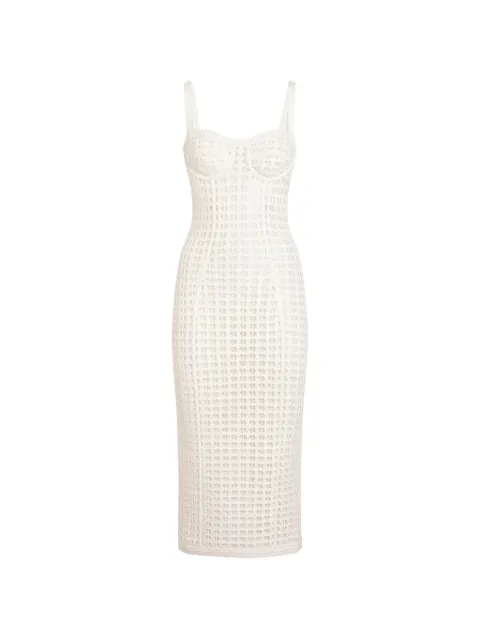 Dolce & Gabbana vestido estilo bustier de crochet
