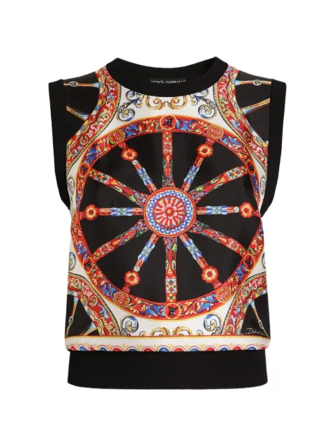 Dolce & Gabbana lightweight plain-knit top