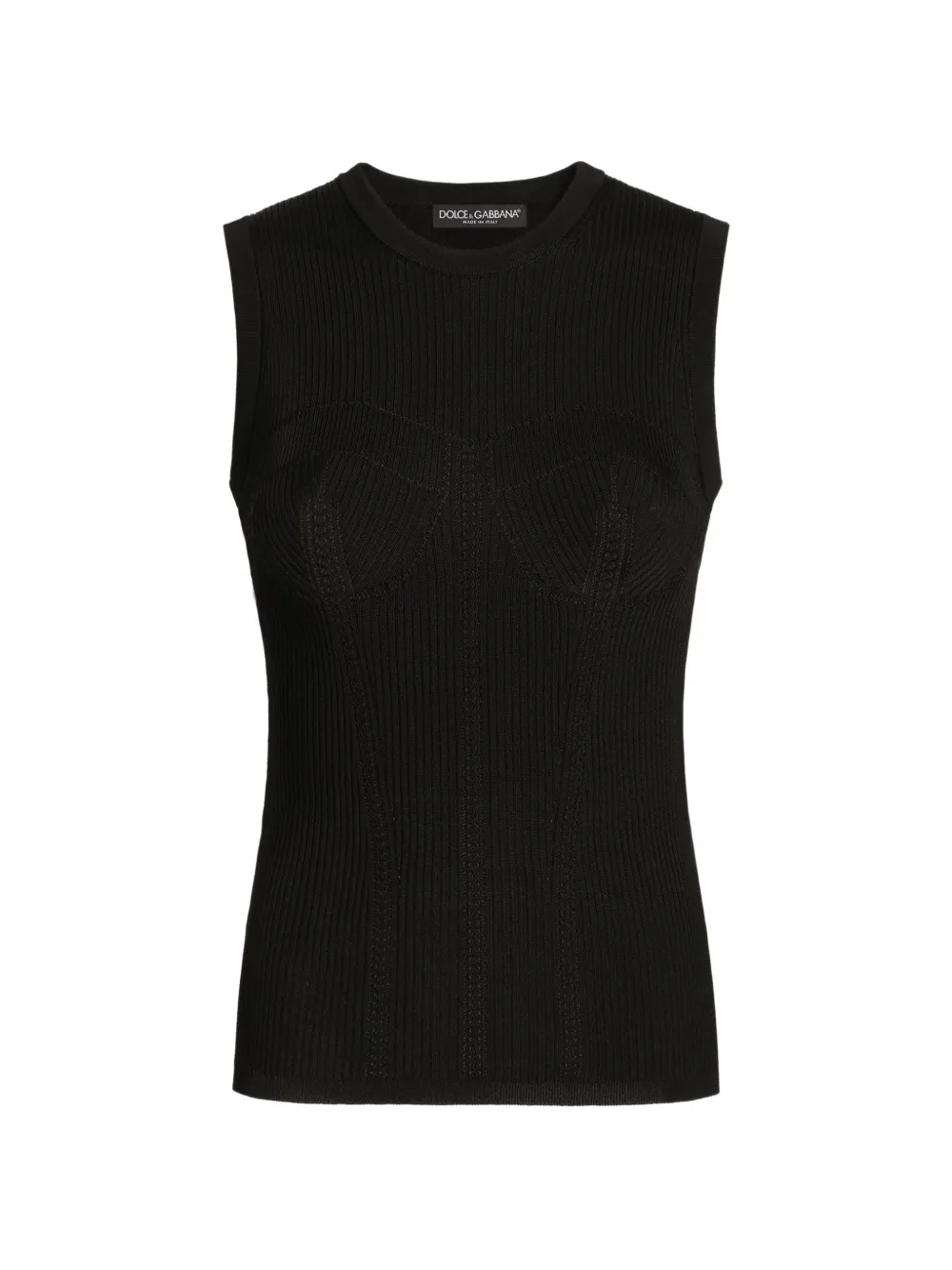 Dolce & Gabbana Gestricktes Oberteil - Schwarz