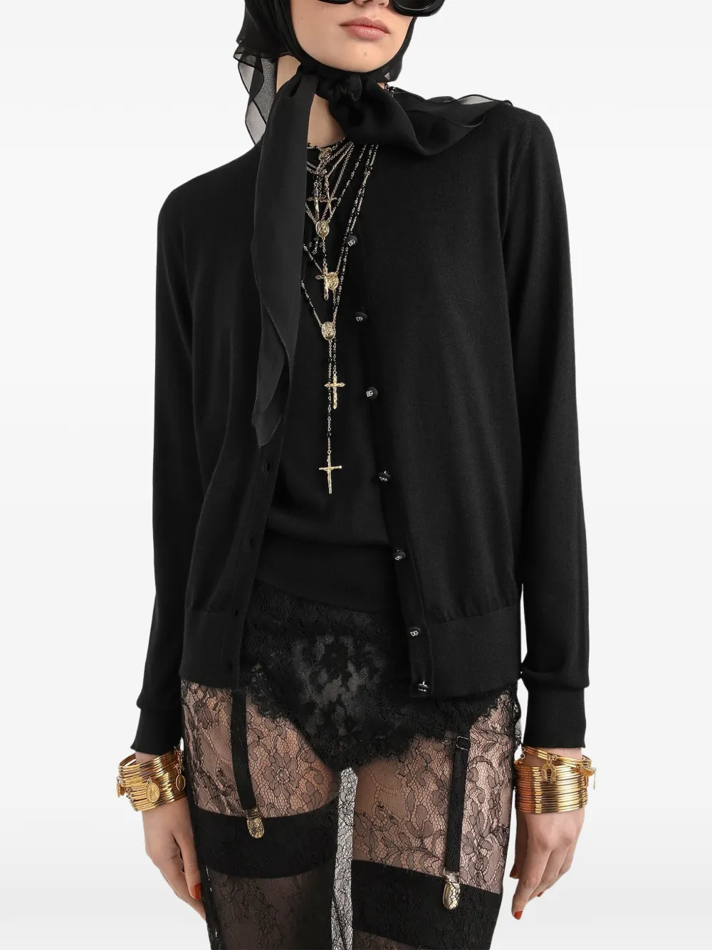 Dolce & Gabbana Kasjmier vest Zwart