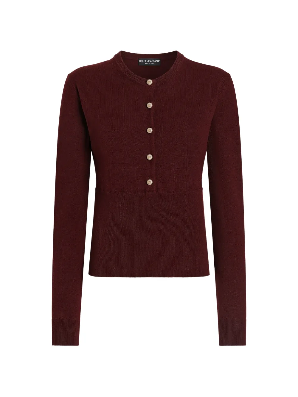 Dolce & Gabbana Serafino Kaschmirpullover - Rot