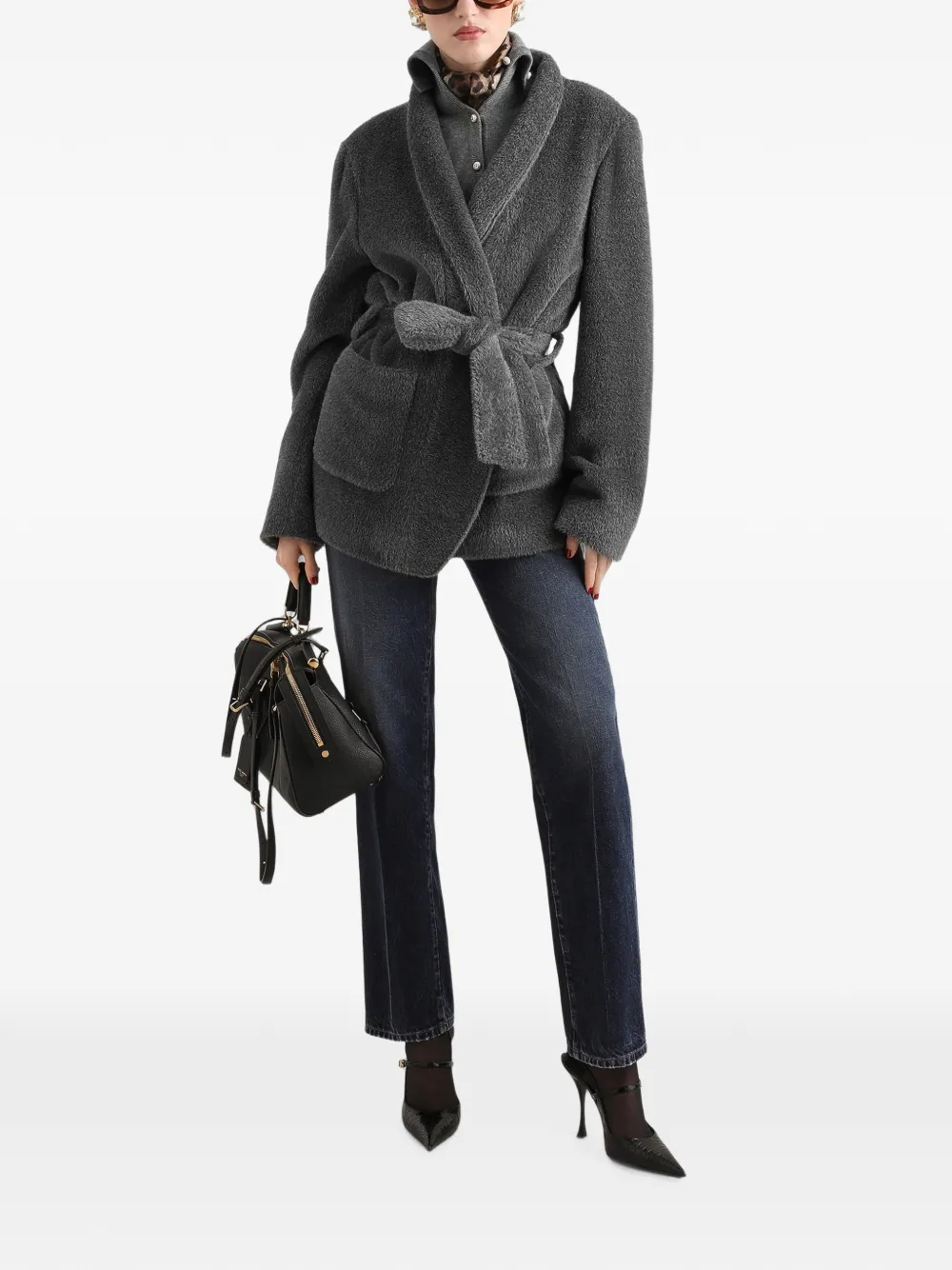 Dolce & Gabbana cashmere cardigan Grijs