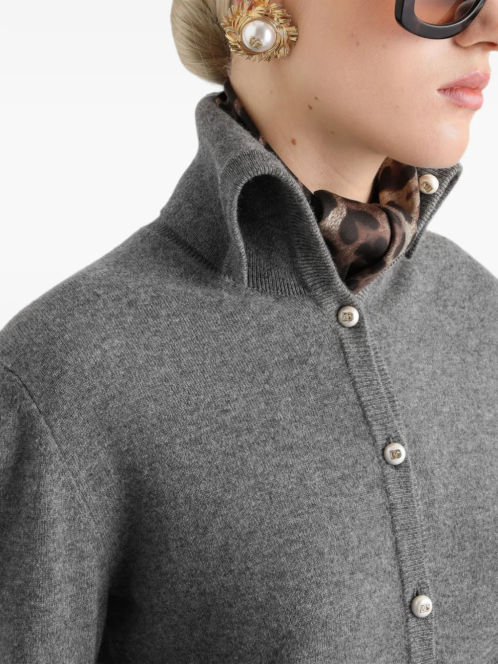 Dolce & Gabbana cashmere cardigan Grijs