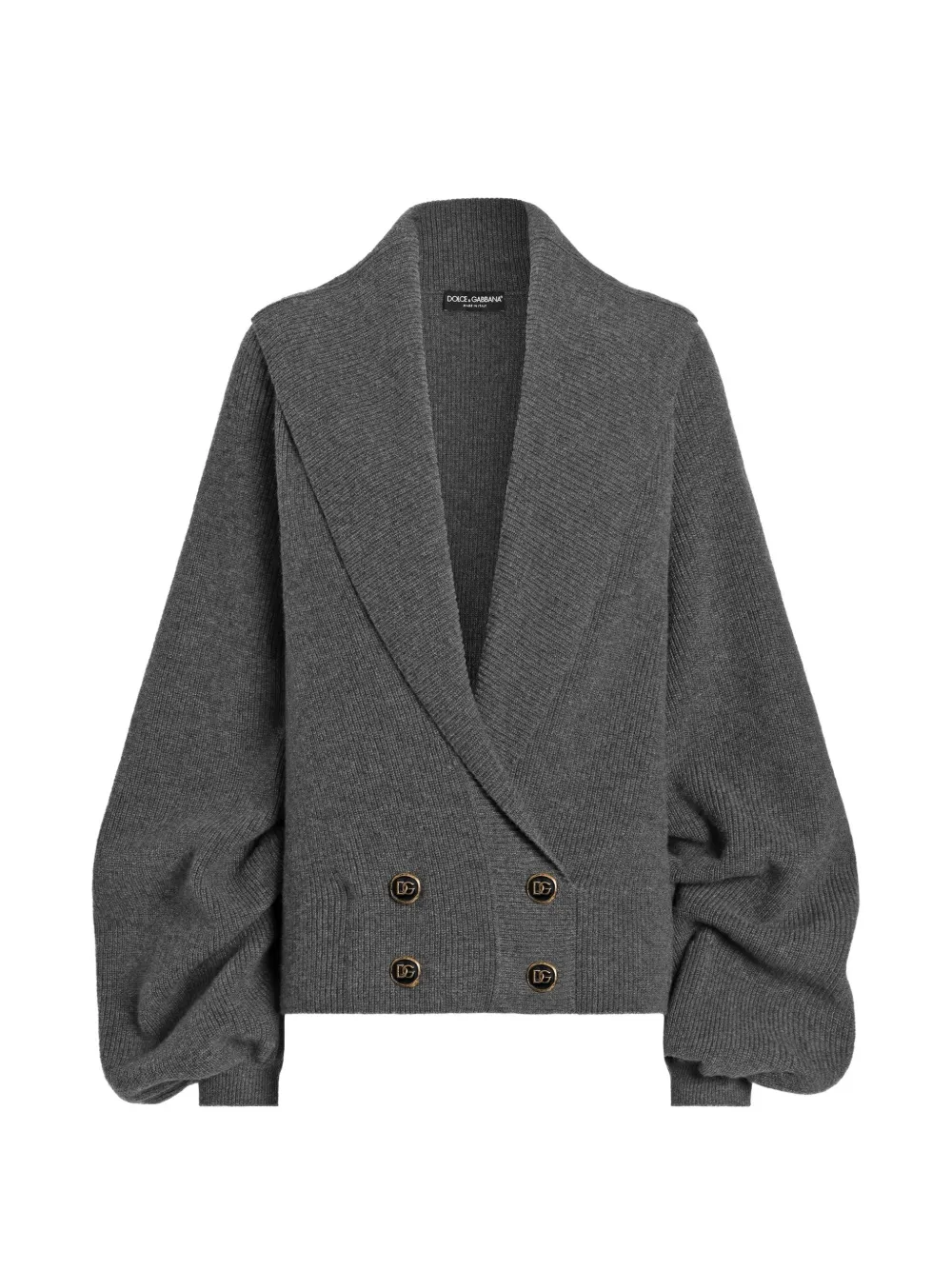 Dolce & Gabbana Gerippter Cardigan - Grau