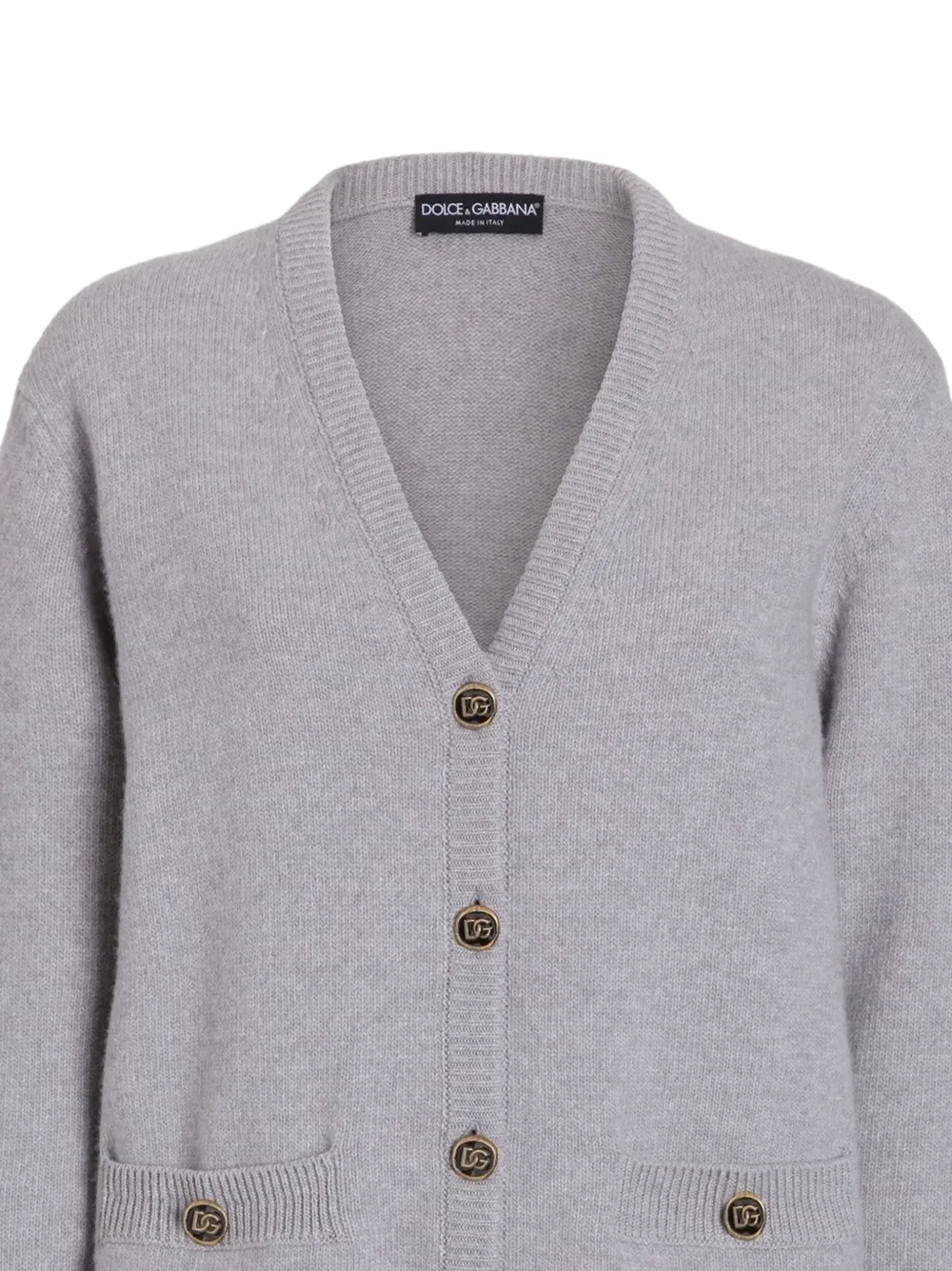 Dolce & Gabbana Vest van scheerwol Grijs