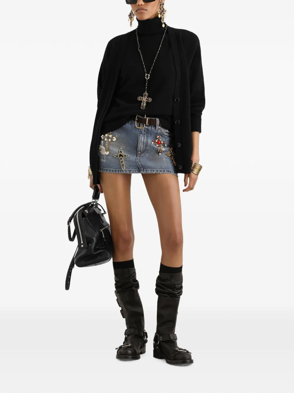 Dolce & Gabbana Wollen coltrui Zwart