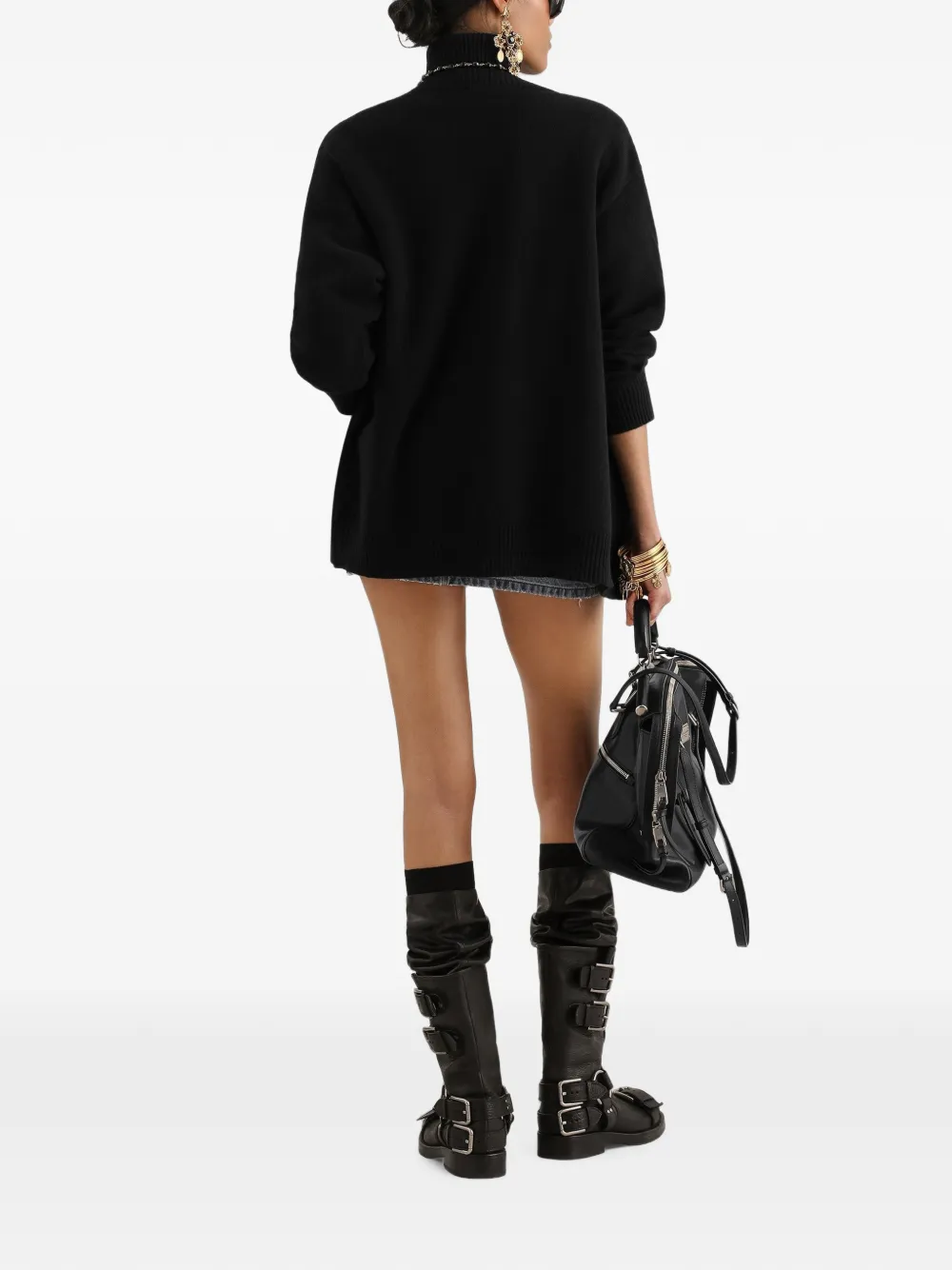 Dolce & Gabbana Wollen coltrui Zwart