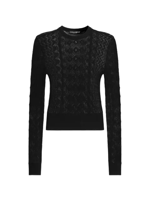 Dolce & Gabbana Pullover mit Spitze