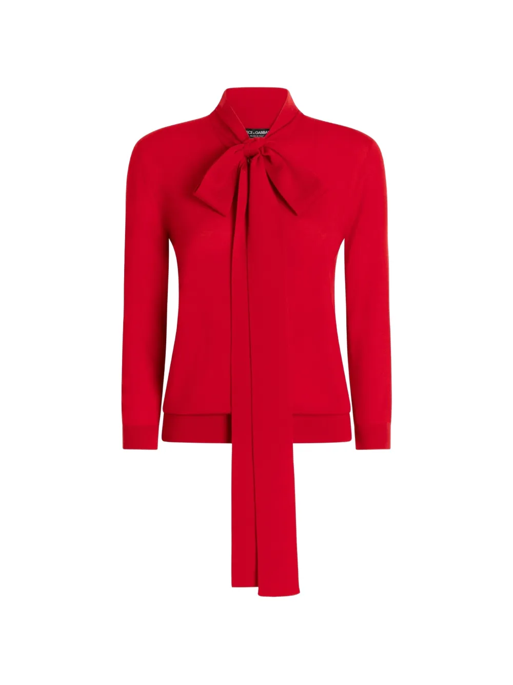 Dolce & Gabbana Pullover mit Schleifendetail - Rot