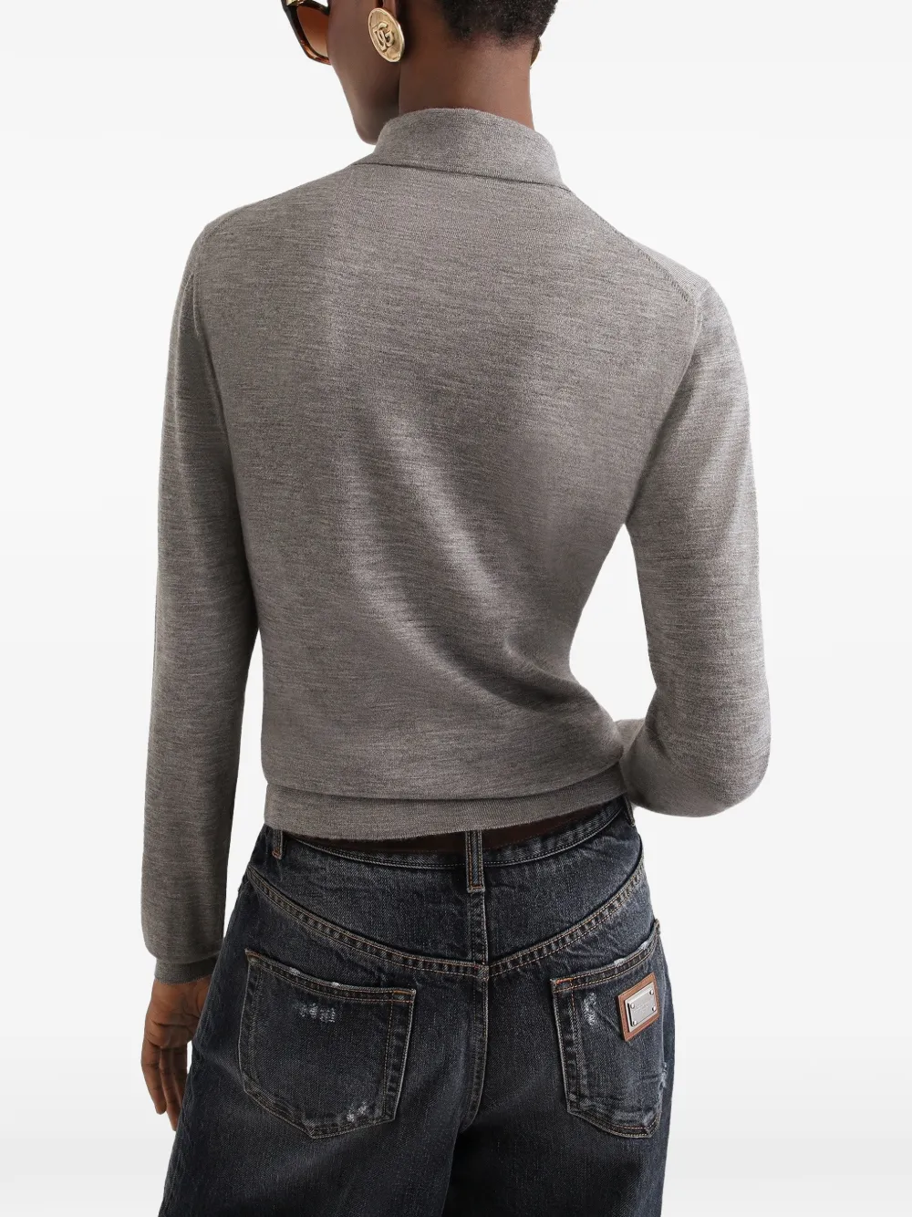 Dolce & Gabbana Kasjmier pullover Grijs