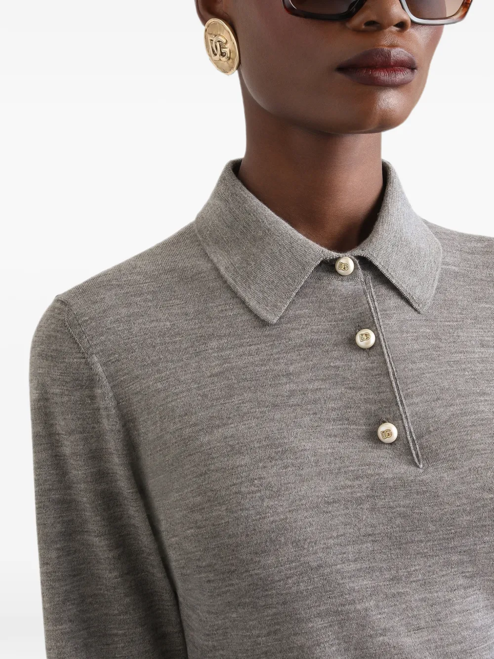 Dolce & Gabbana Kasjmier pullover Grijs