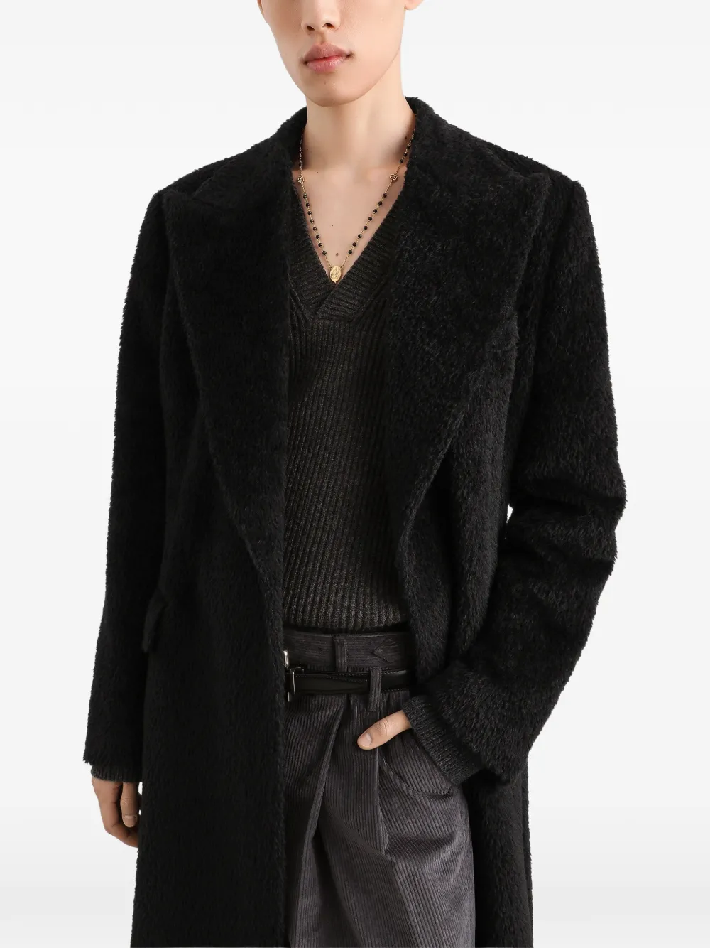 Dolce & Gabbana Jas met dubbele rij knopen Zwart