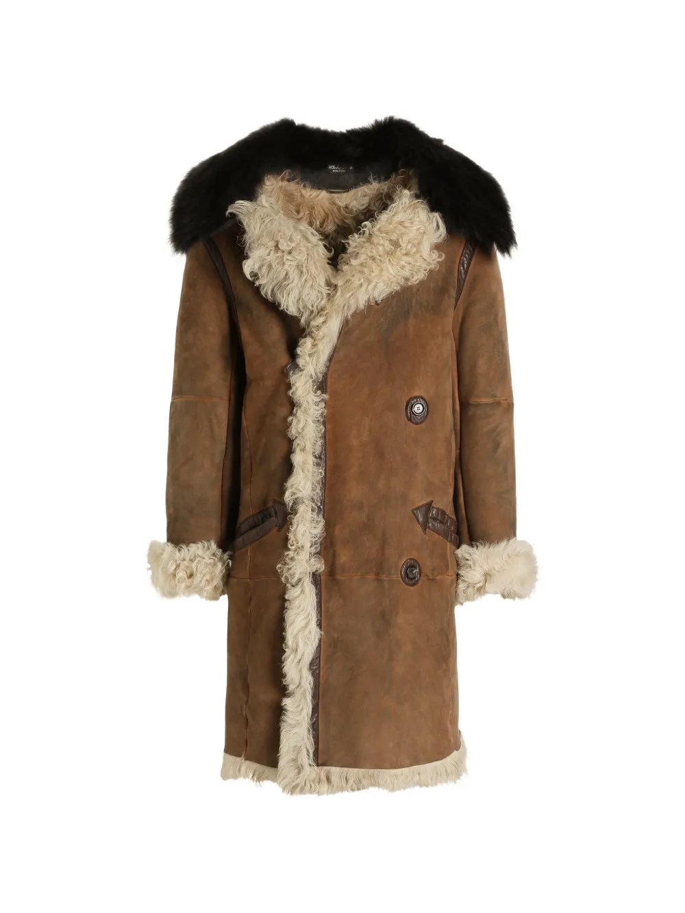 Dolce & Gabbana Lammy coat Bruin