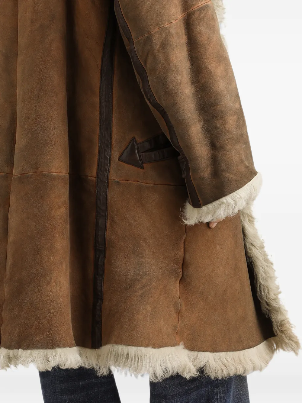 Dolce & Gabbana Lammy coat Bruin