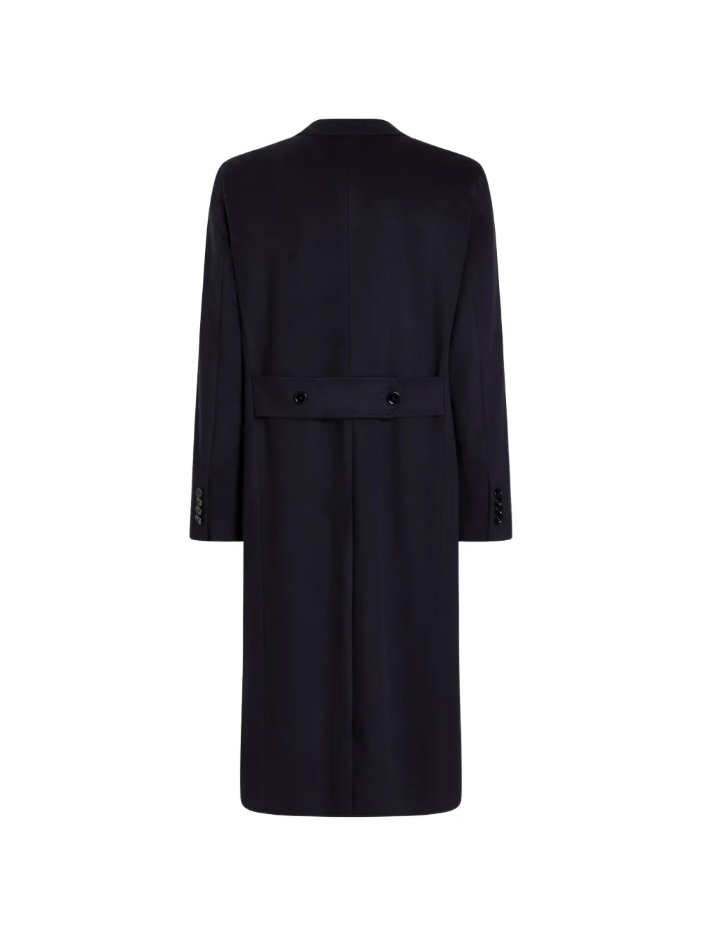 Dolce & Gabbana Wollen mantel met enkele rij knopen Blauw