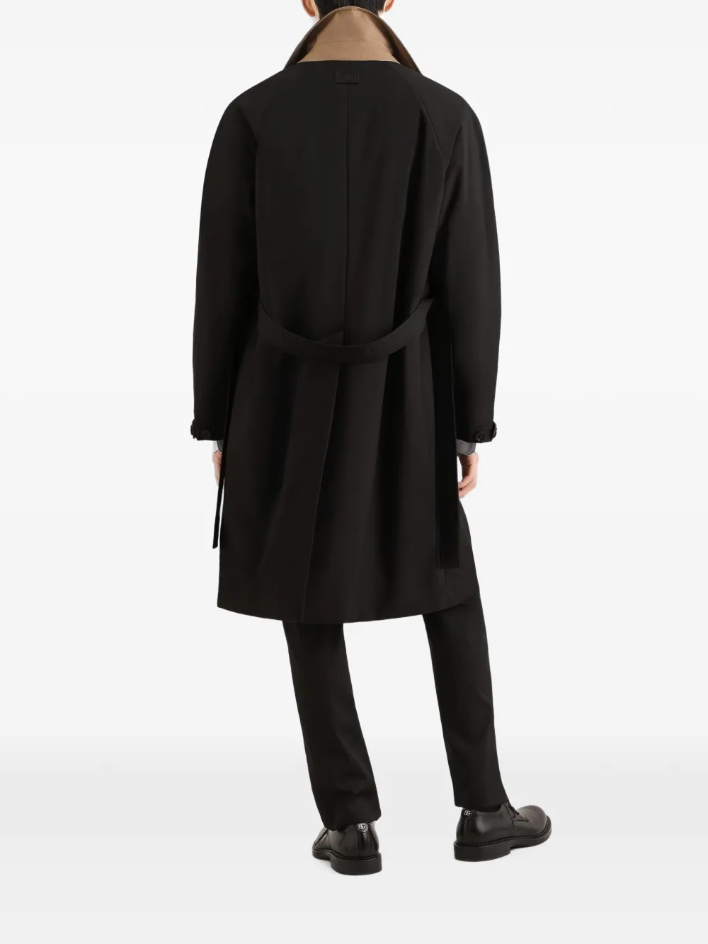 Dolce & Gabbana シングルブレスト トレンチコート | ブラック