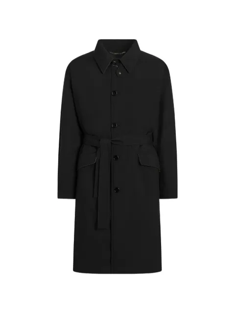 Dolce & Gabbana single-breasted nylon trench coat
