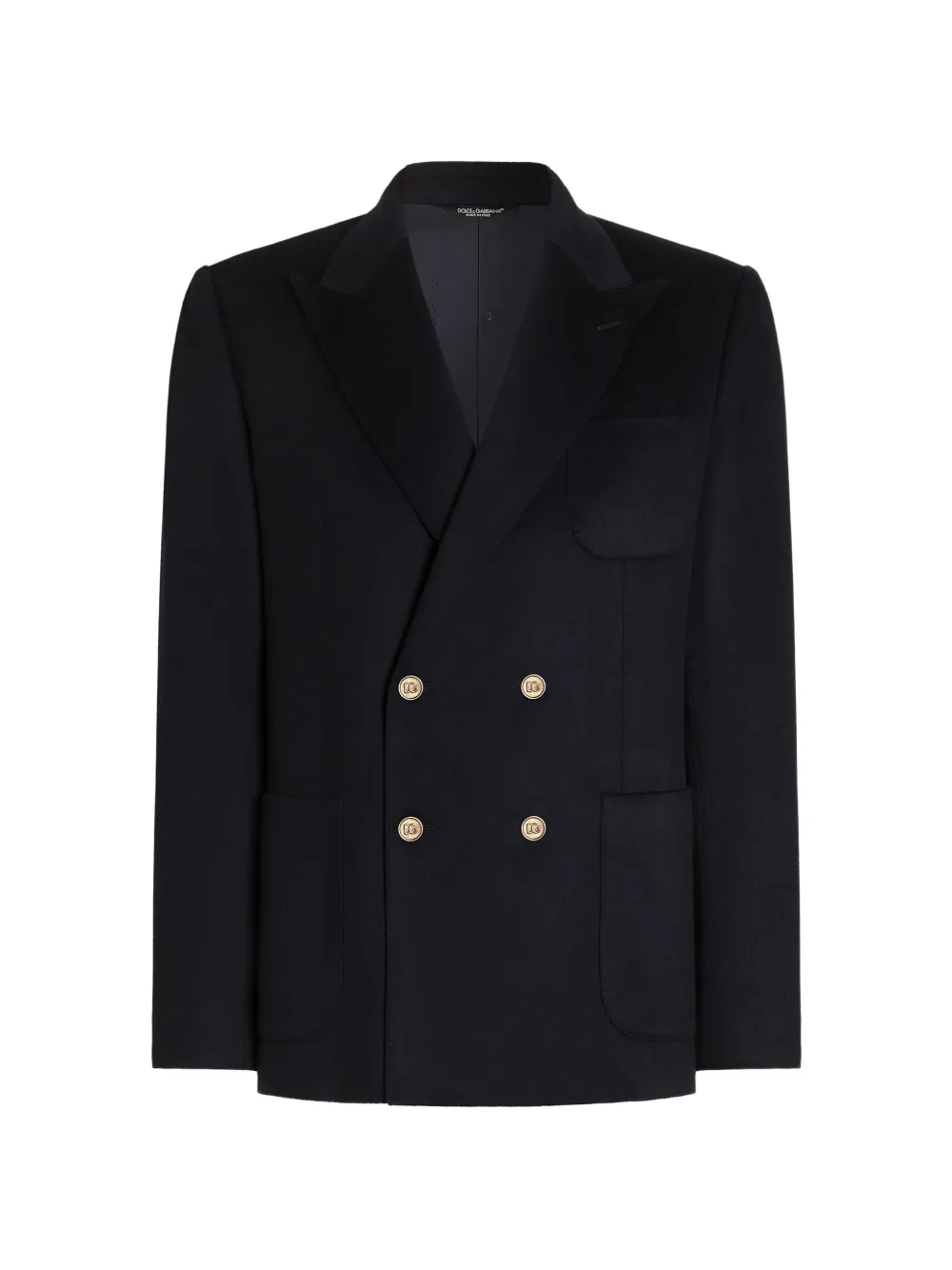 Dolce & Gabbana Giacca doppiopetto Portofino in cashmere - Blu