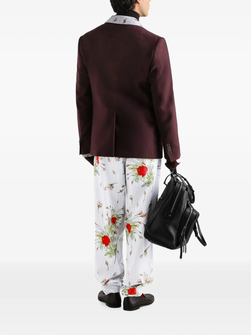 Dolce & Gabbana Portofino kasjmier jack met dubbele rij knopen Rood