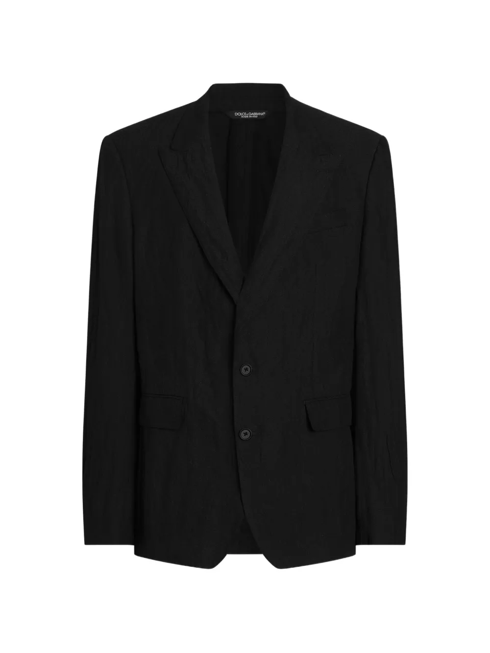Dolce & Gabbana Giacca doppiopetto Sicilia in cotone - Nero