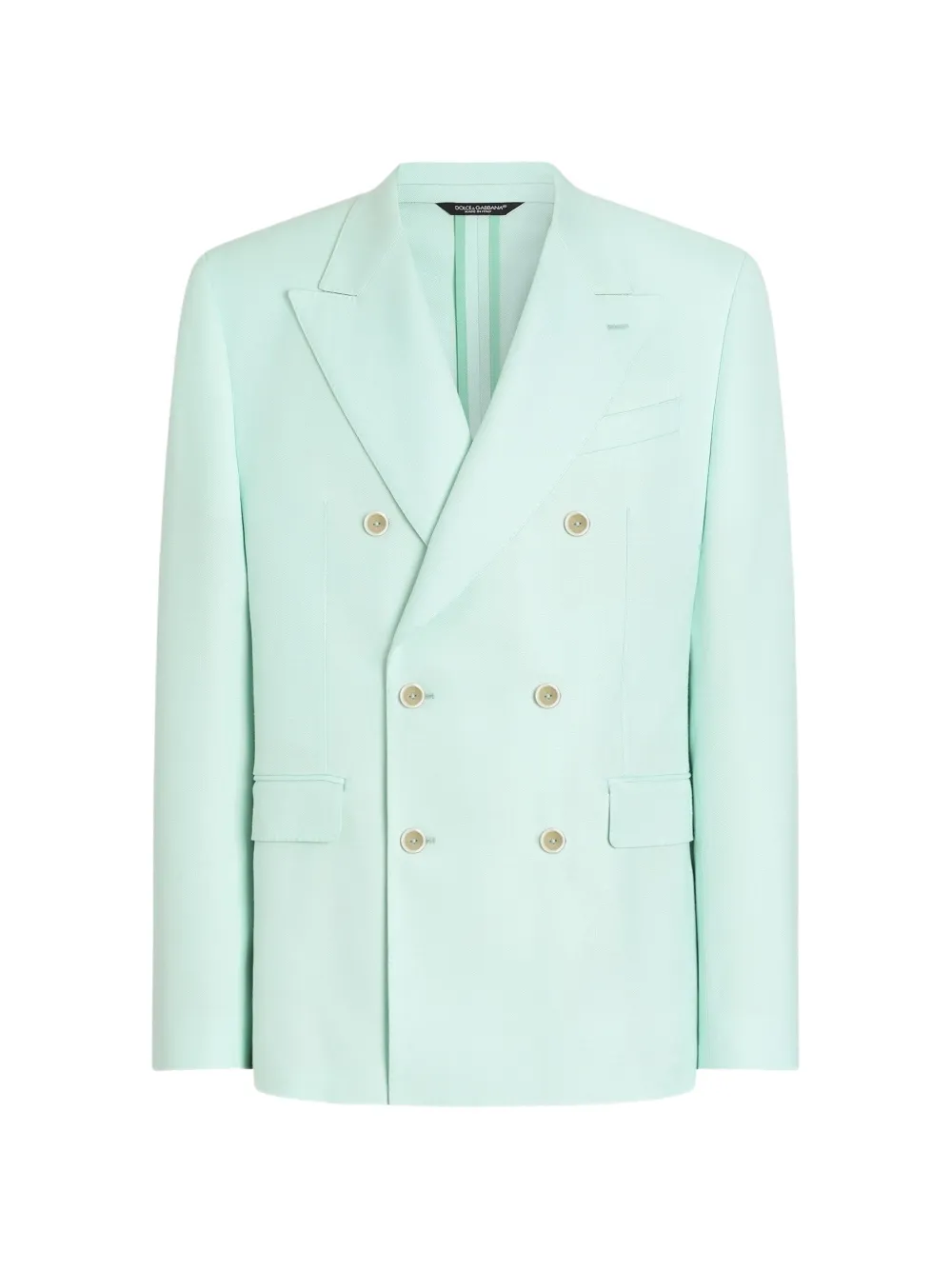 Dolce & Gabbana Giacca doppiopetto Sicilia Light in viscosa - Blu