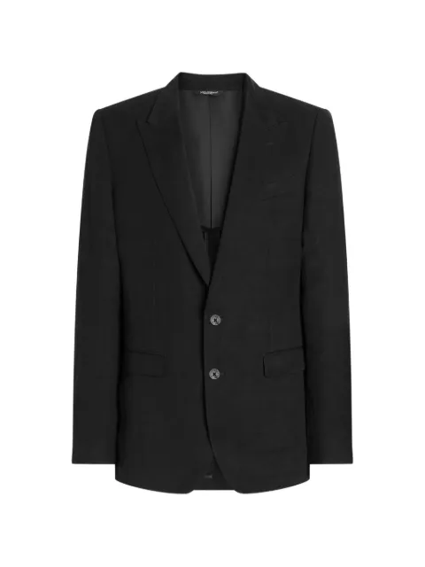 Dolce & Gabbana Martini light single-breasted linen jacket
