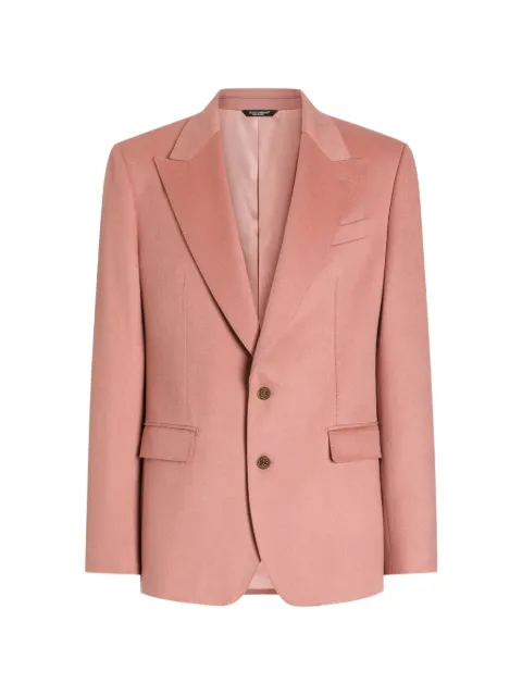 Dolce & Gabbana Sicilia light single-breasted cashmere jacket