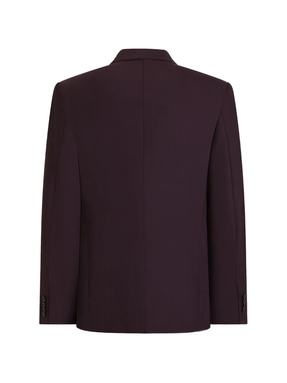 Dolce & Gabbana Sicilia wollen jack met dubbele rij knopen Paars