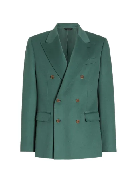 Dolce & Gabbana Sicilia light double-breasted cashmere jacket