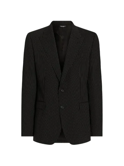 Dolce & Gabbana Martini ストライプ ウールシングルジャケット