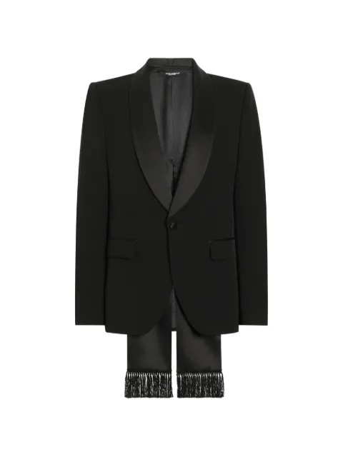 Dolce & Gabbana Sicilia single-breasted wool gabardine jacket