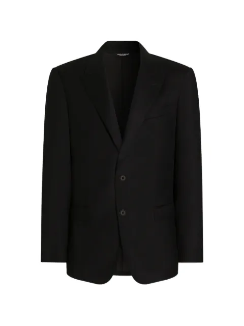 Dolce & Gabbana martini light single-breasted flannel jacket