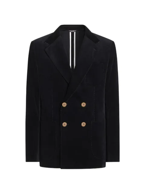 Dolce & Gabbana Portofino double-breasted velvet jacket