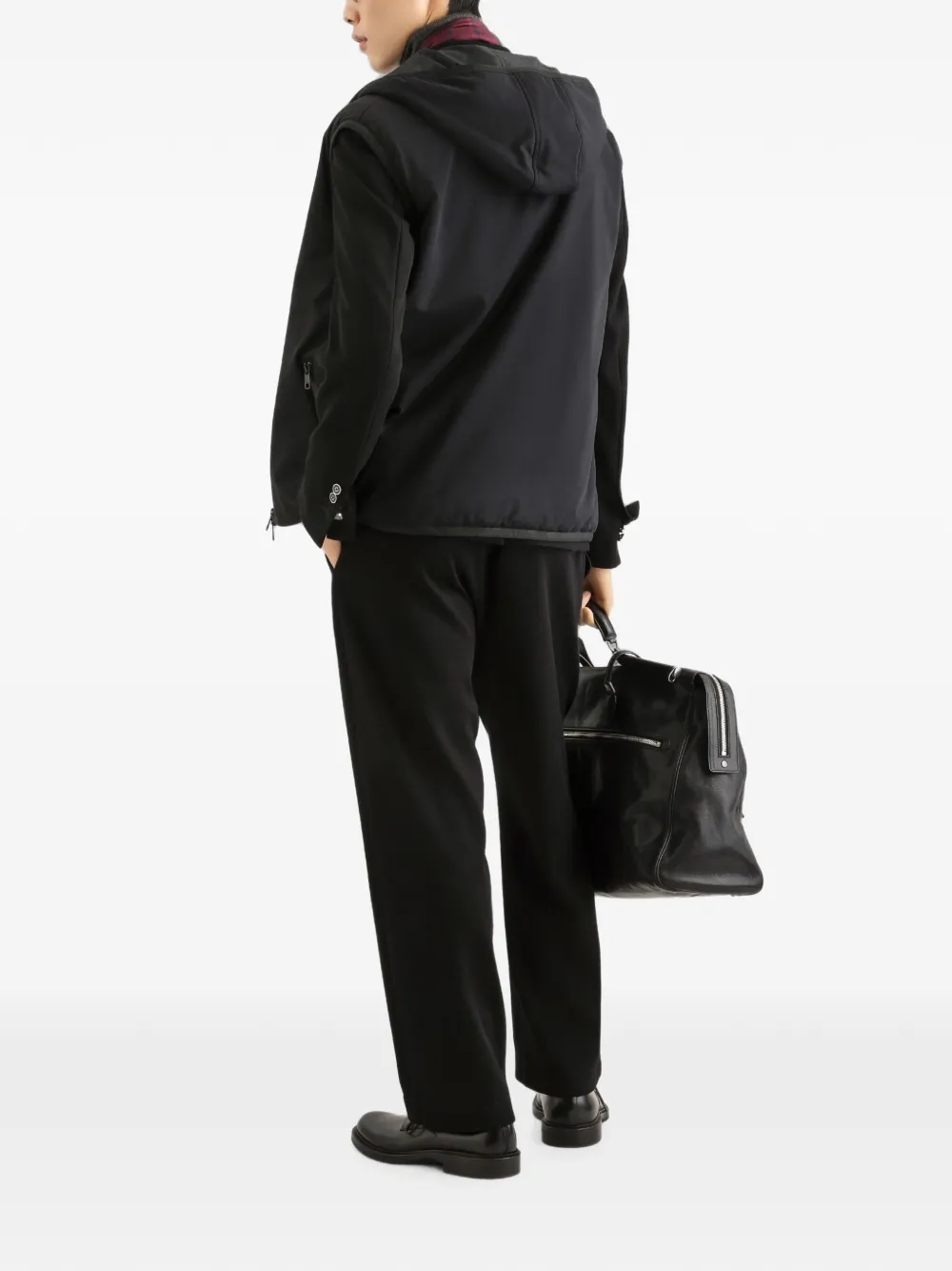 Dolce & Gabbana Portofino jersey blazer met dubbele rij knopen Zwart