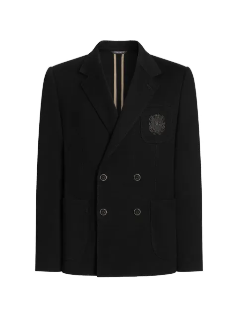 Dolce & Gabbana Portofino double- breasted jersey jacket