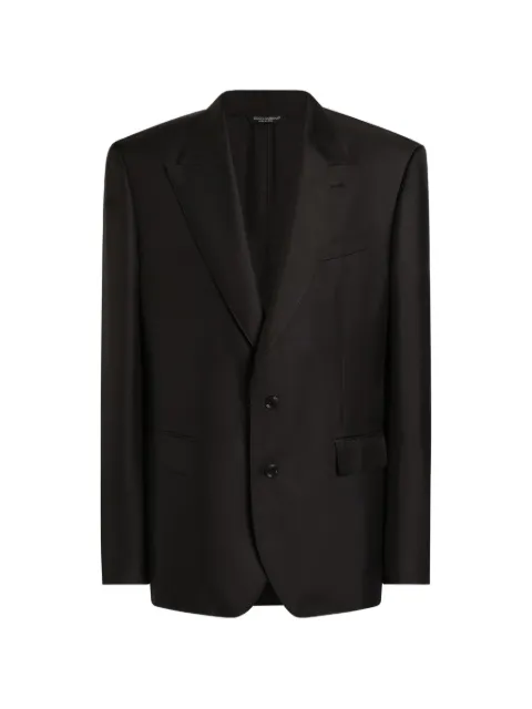 Dolce & Gabbana Sicilia light single-breasted silk twill jacket