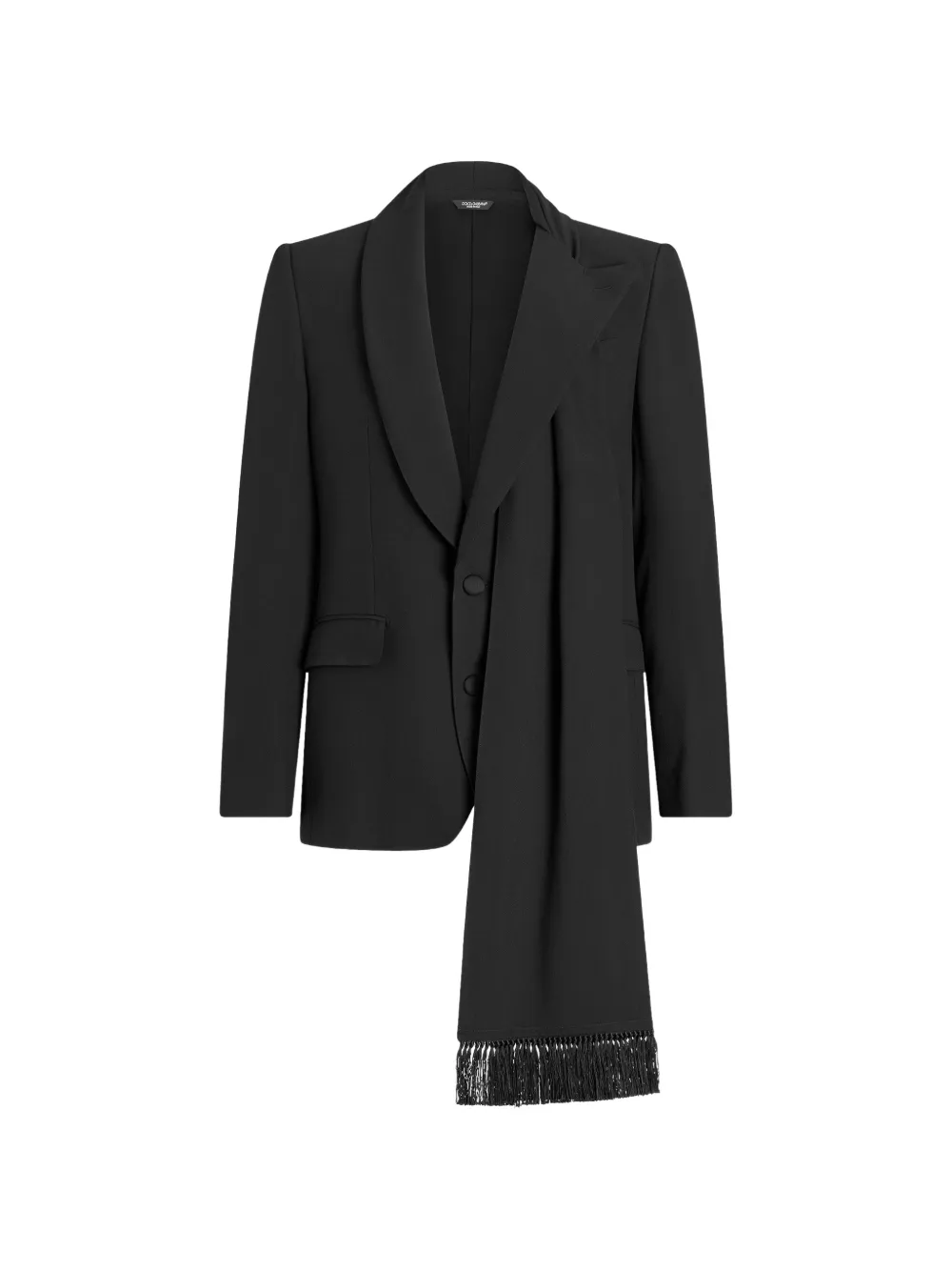 Dolce & Gabbana Sicilia single-breasted cady jacket suit - Schwarz