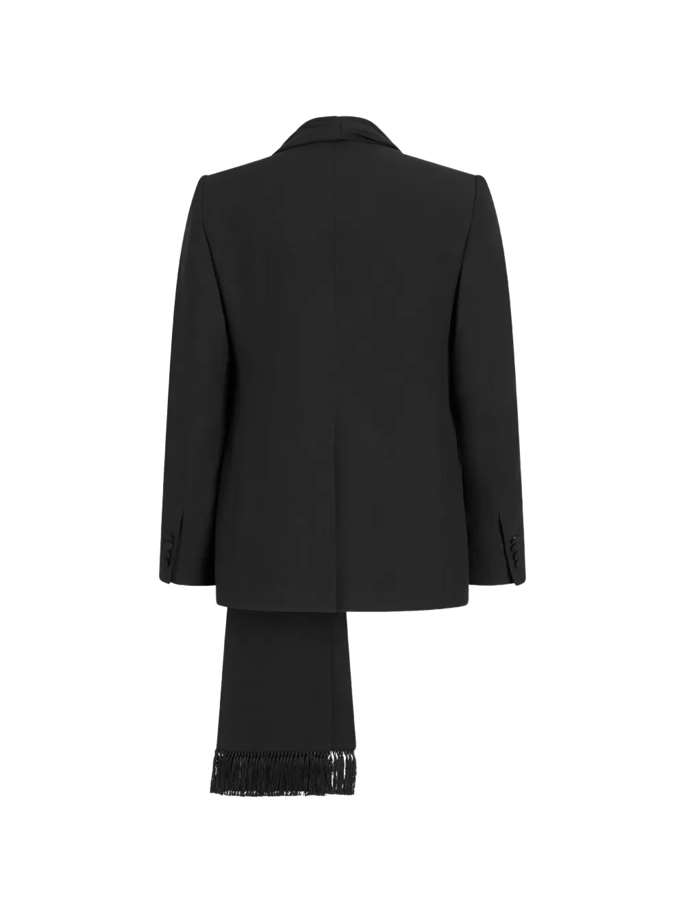 Dolce & Gabbana Sicilia single-breasted cady jacket suit Zwart