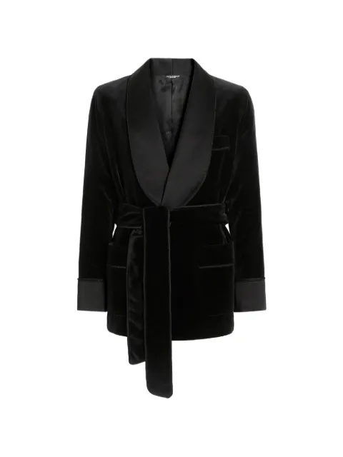 Dolce & Gabbana velvet Sicilia light jacket